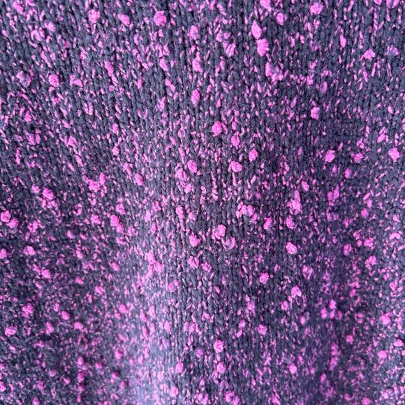 J.Jill Navy Purple Marled Tunic Sweater Casual Size XL - Picture 4 of 7